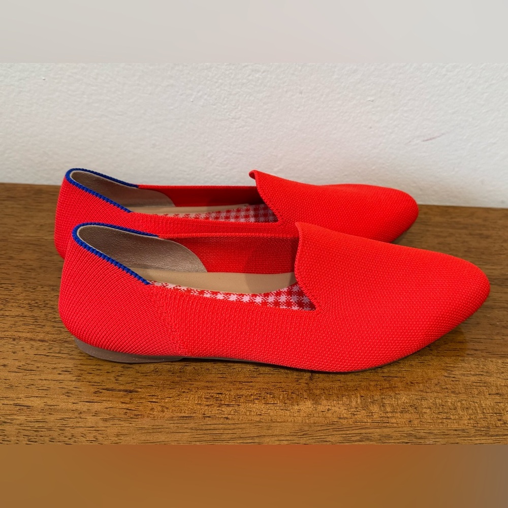 Rothy's The Almond Loafer in Poppy